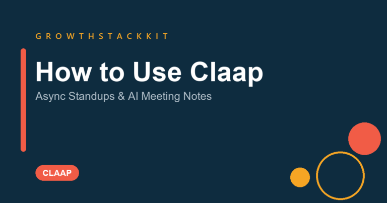 How to use Claap for async standups and meeting notes