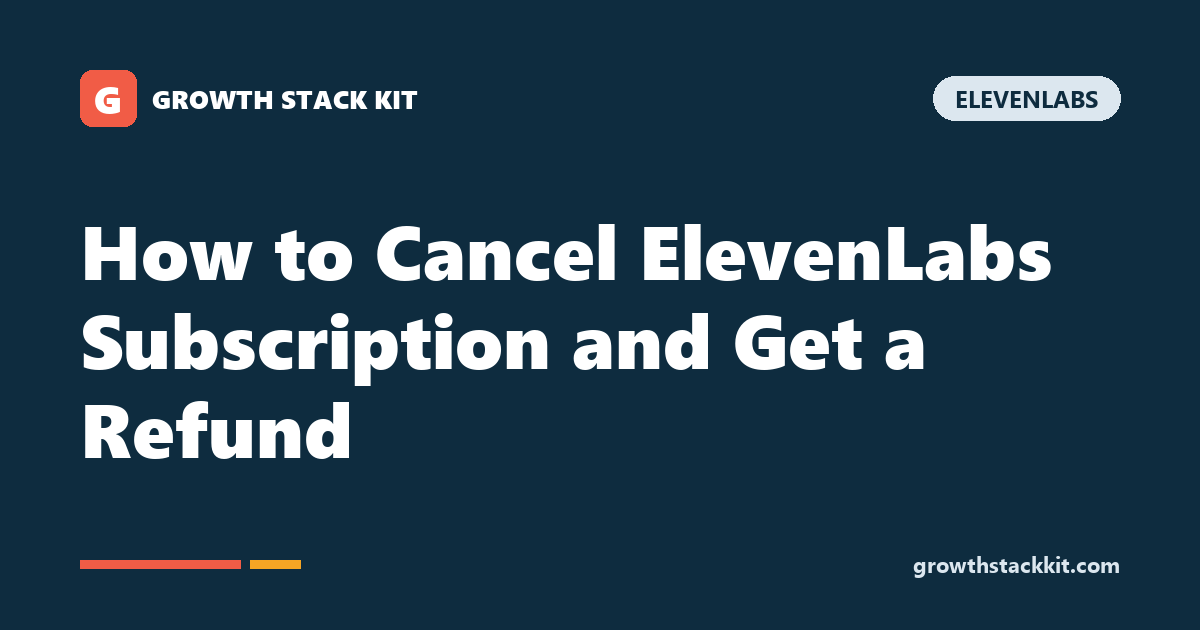 cancel elevenlabs subscription