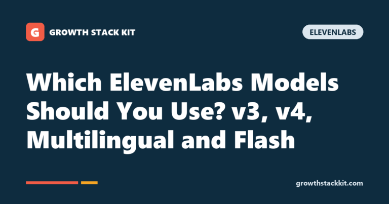 elevenlabs models