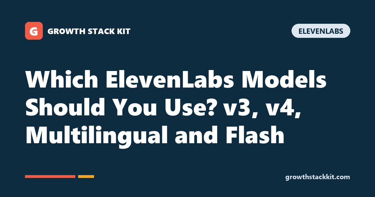elevenlabs models