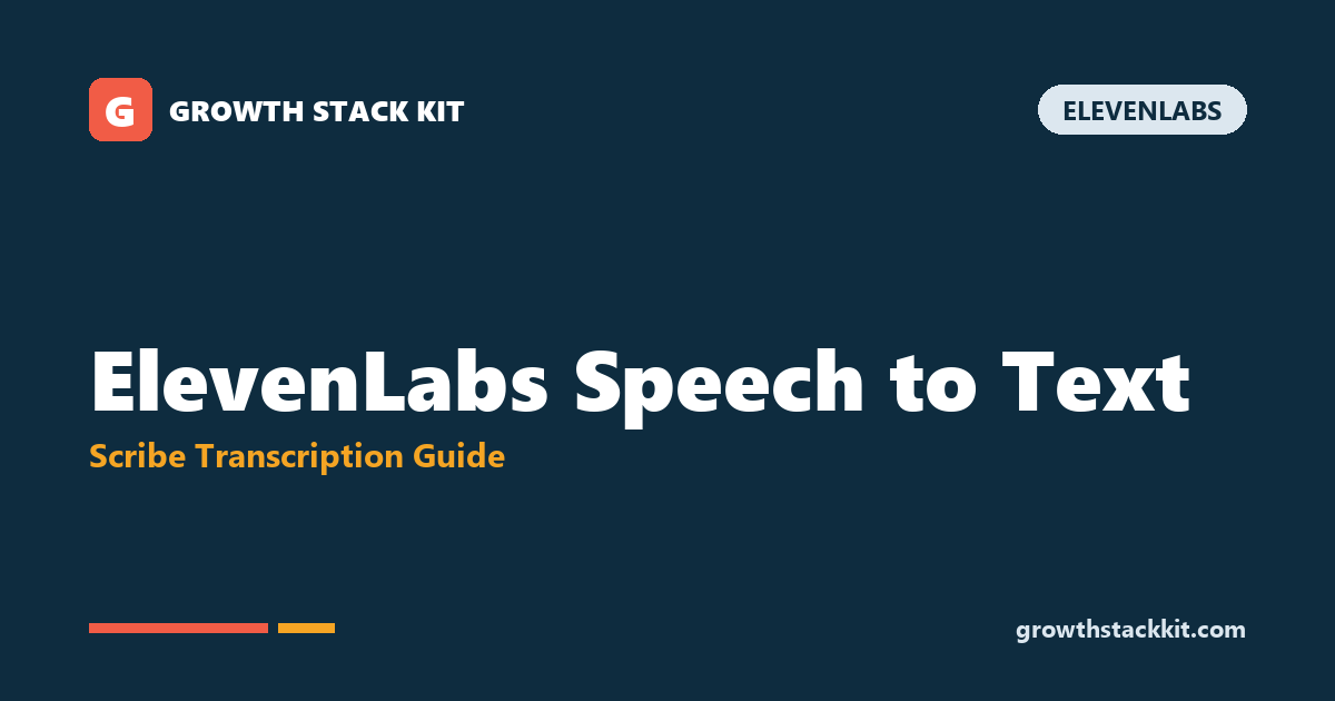 elevenlabs speech to text