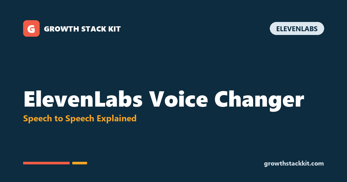 elevenlabs voice changer
