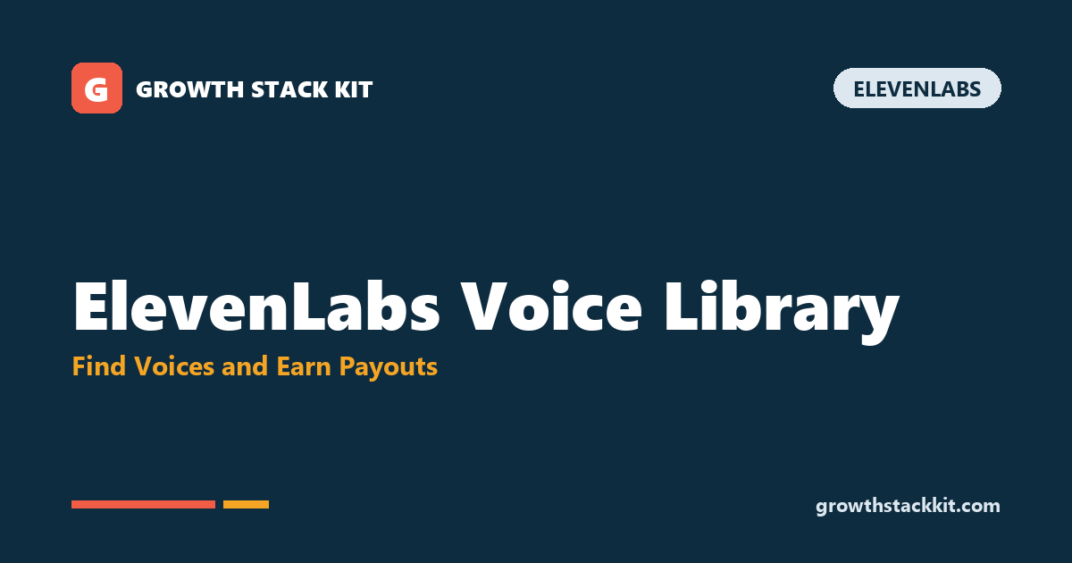 elevenlabs voice library