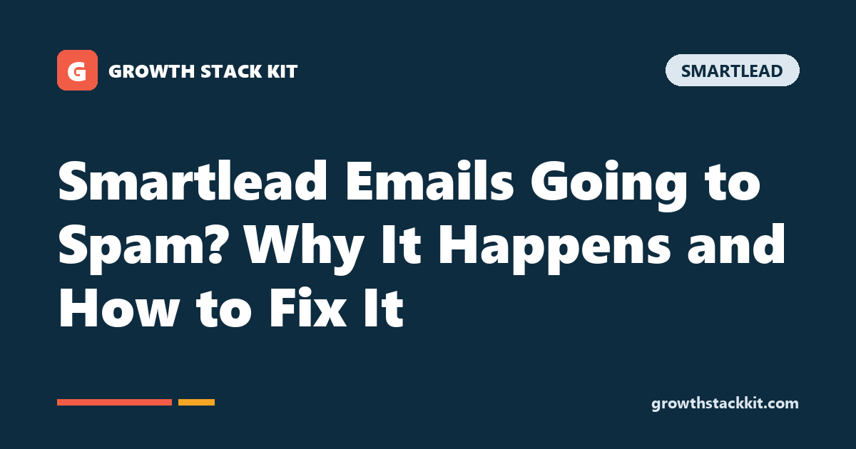 smartlead emails going to spam